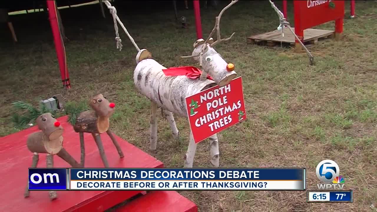 How soon is too soon to decorate for Christmas?