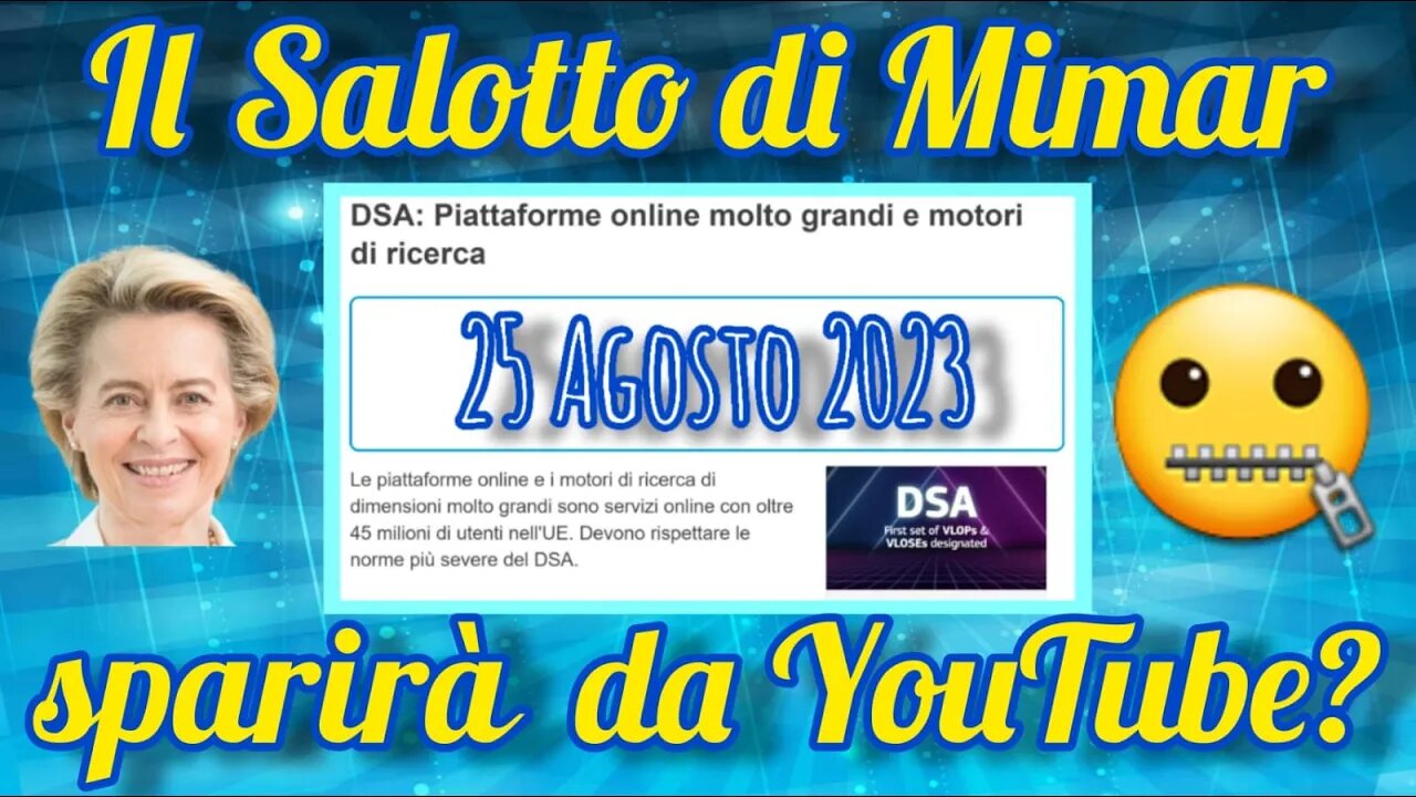 Il 25 Agosto 2023 partirà la censura contro i ribelli?