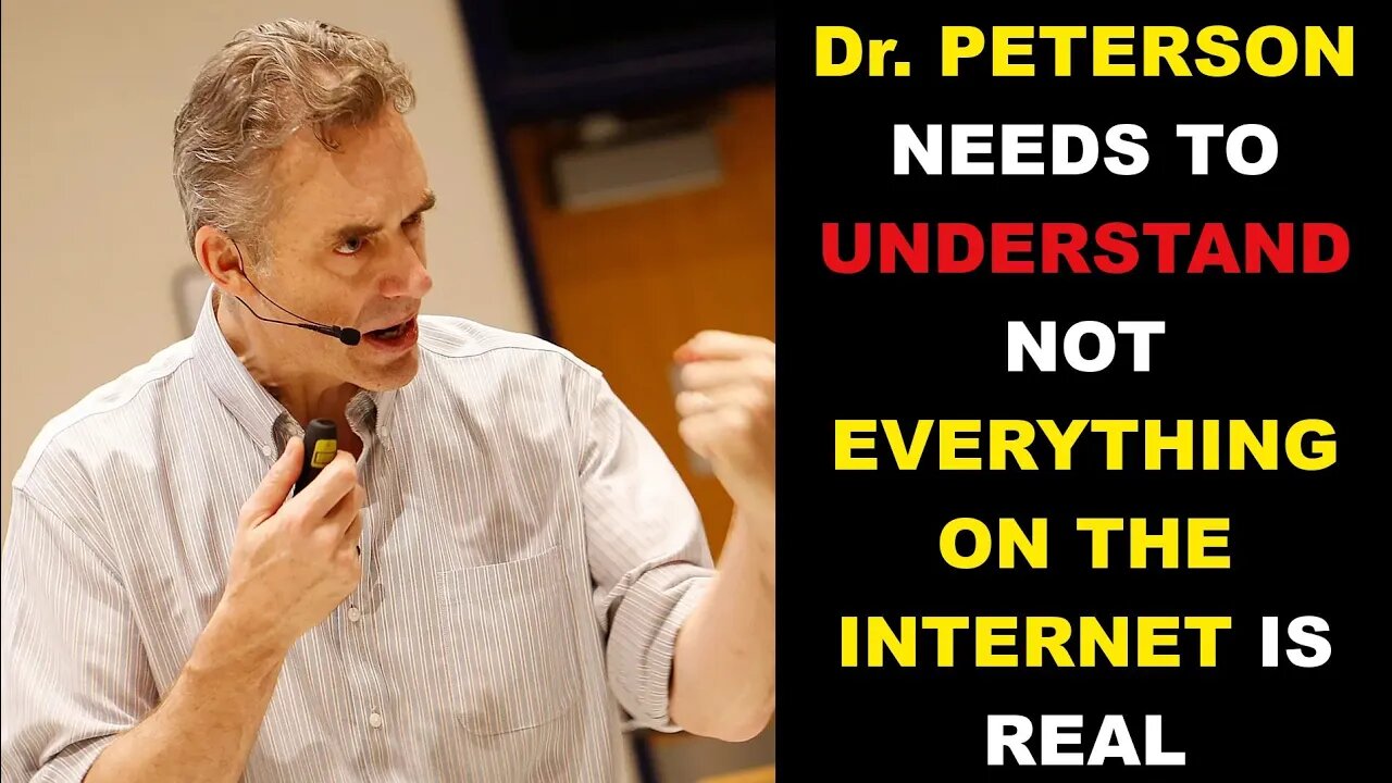 Jordan Peterson Upsets The Internet Again