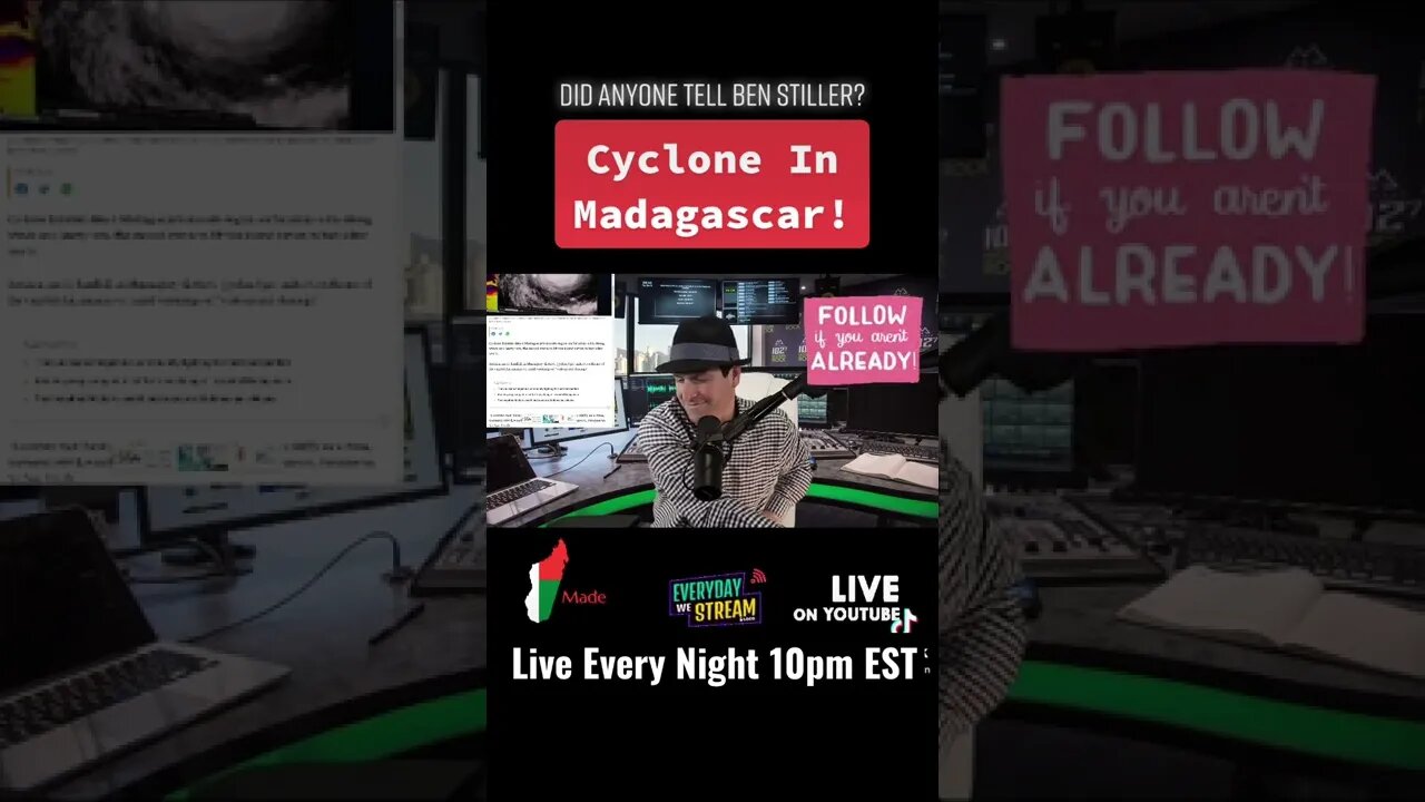 Cyclone In Madagascar, Did Anyone Alert Ben Stiller? 🤣😂 #comedyshort