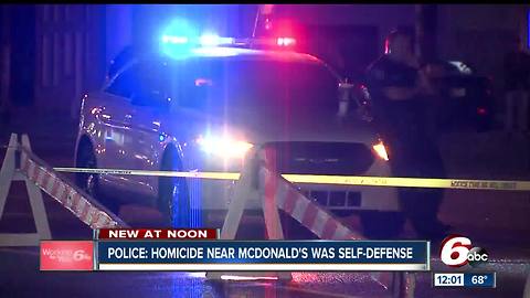 Indianapolis McDonald's employee homicide ruled self-defense