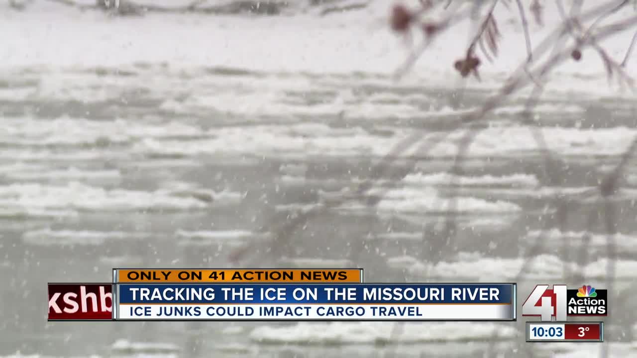 U.S. Army Corps of Engineers tracking ice on MO River