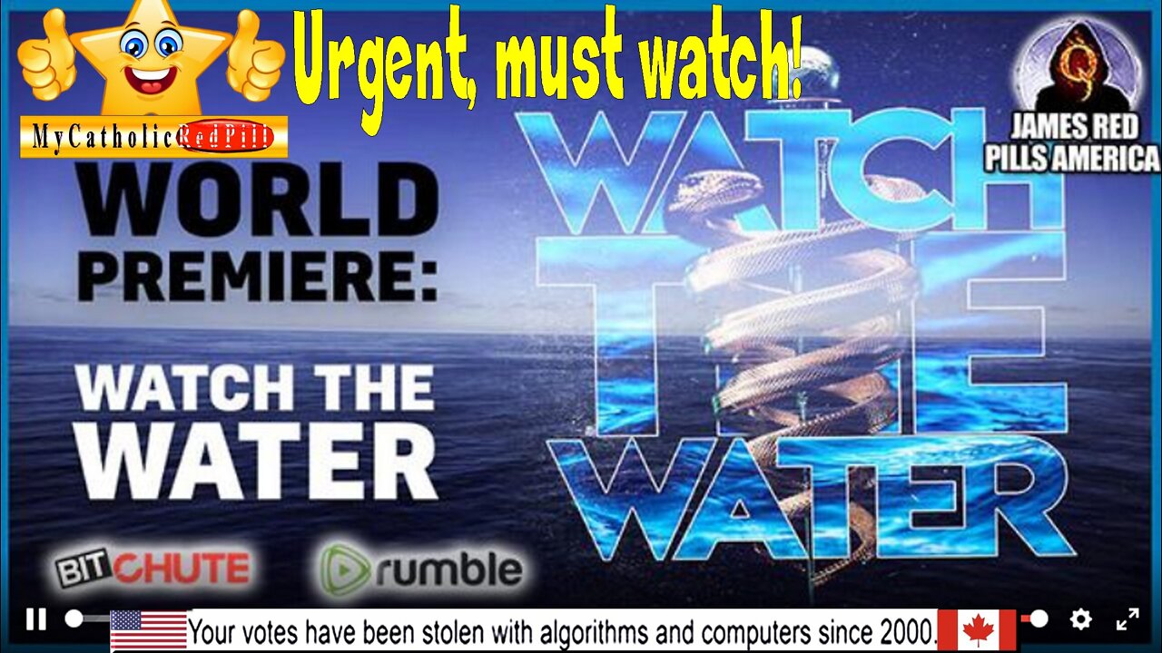 WORLDWIDE BROADCAST PREMIER! Watch The Water! A Nefarious Mystery & Eternal Battle Of Good vs Evil!