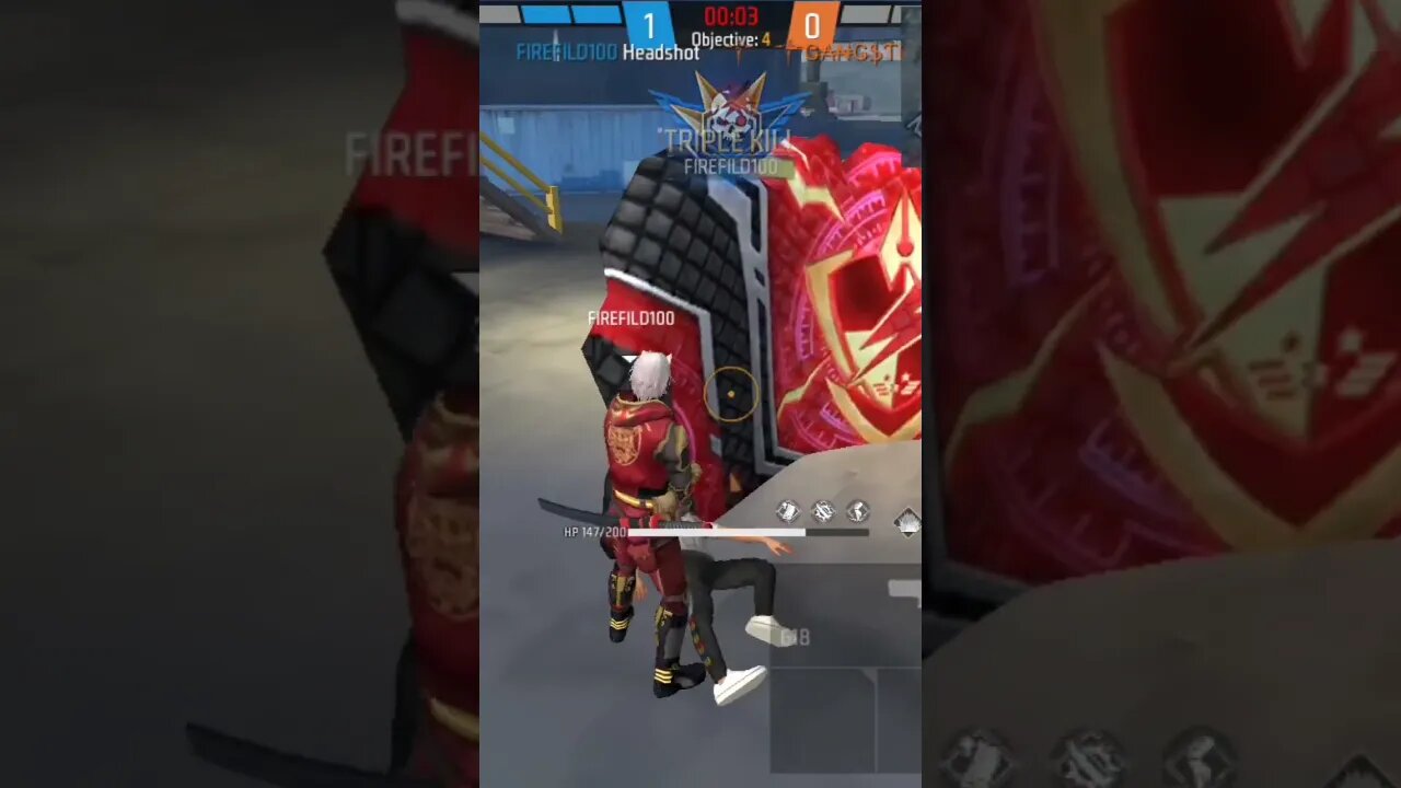 মিস্টার ট্রিপল RRR আর মতো একজনকে মারলাম।#shorts #firefild100