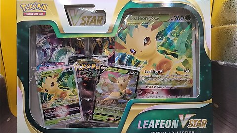 Leafeon V Star box