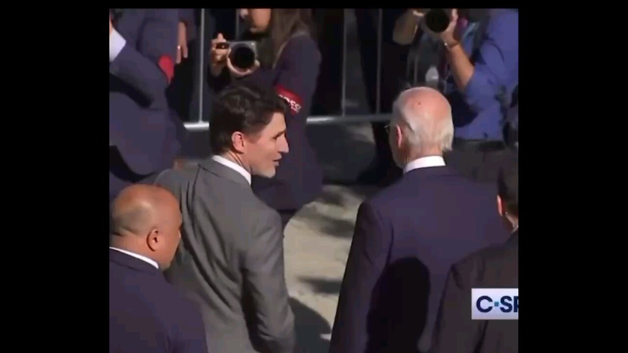 Deepfake Joe Biden wandering around misses group photo