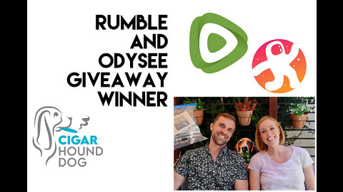 Rumble and Odysee Giveaway Winner