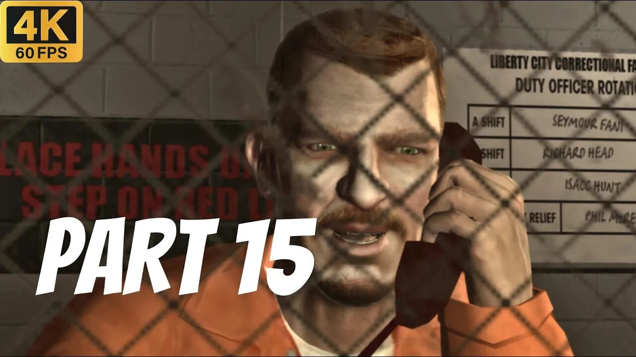 GRAND THEFT AUTO IV Walkthrough Gameplay Part 15 [4K 60FPS] - No Commentary (Full Game)