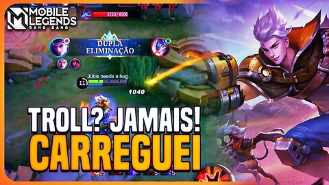 ACHARAM QUE EU IA TROLLAR E CARREGUEI NO FINAL | CLAUDE | MLBB