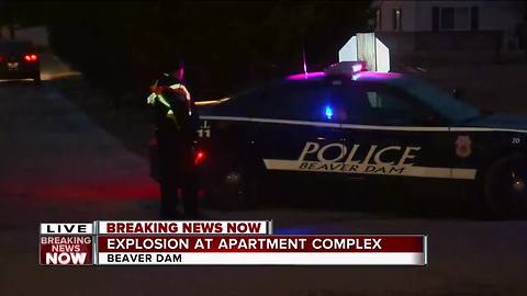 Apartment complex evacuated after Beaver Dam explosion