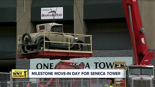 Inside peek of Seneca Tower transformation