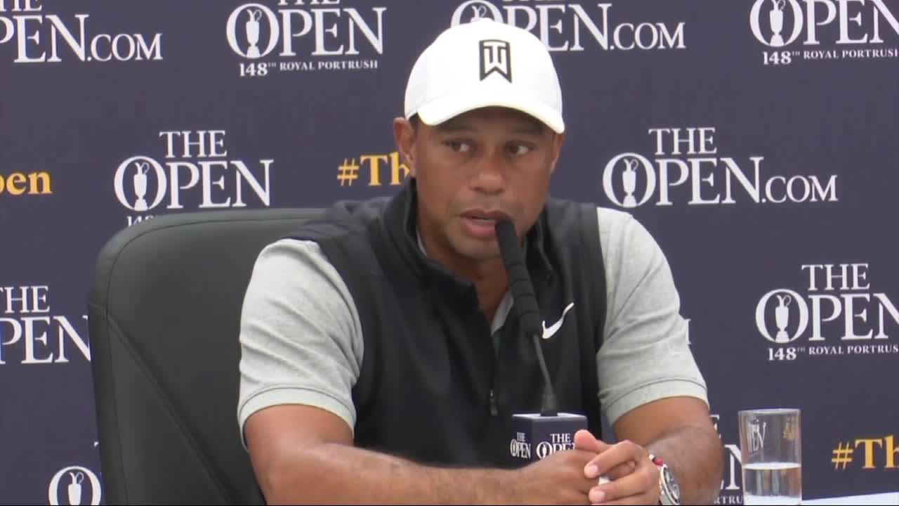 Tiger Woods said Brooks Koepka didn't text him back