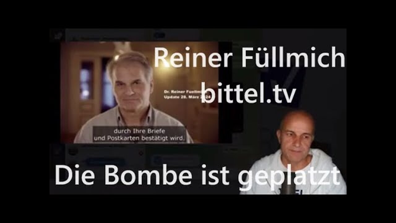 Statement REINER FΓLLMICH "Die Bombe ist geplatzt"@O815ππππ COV ID1984