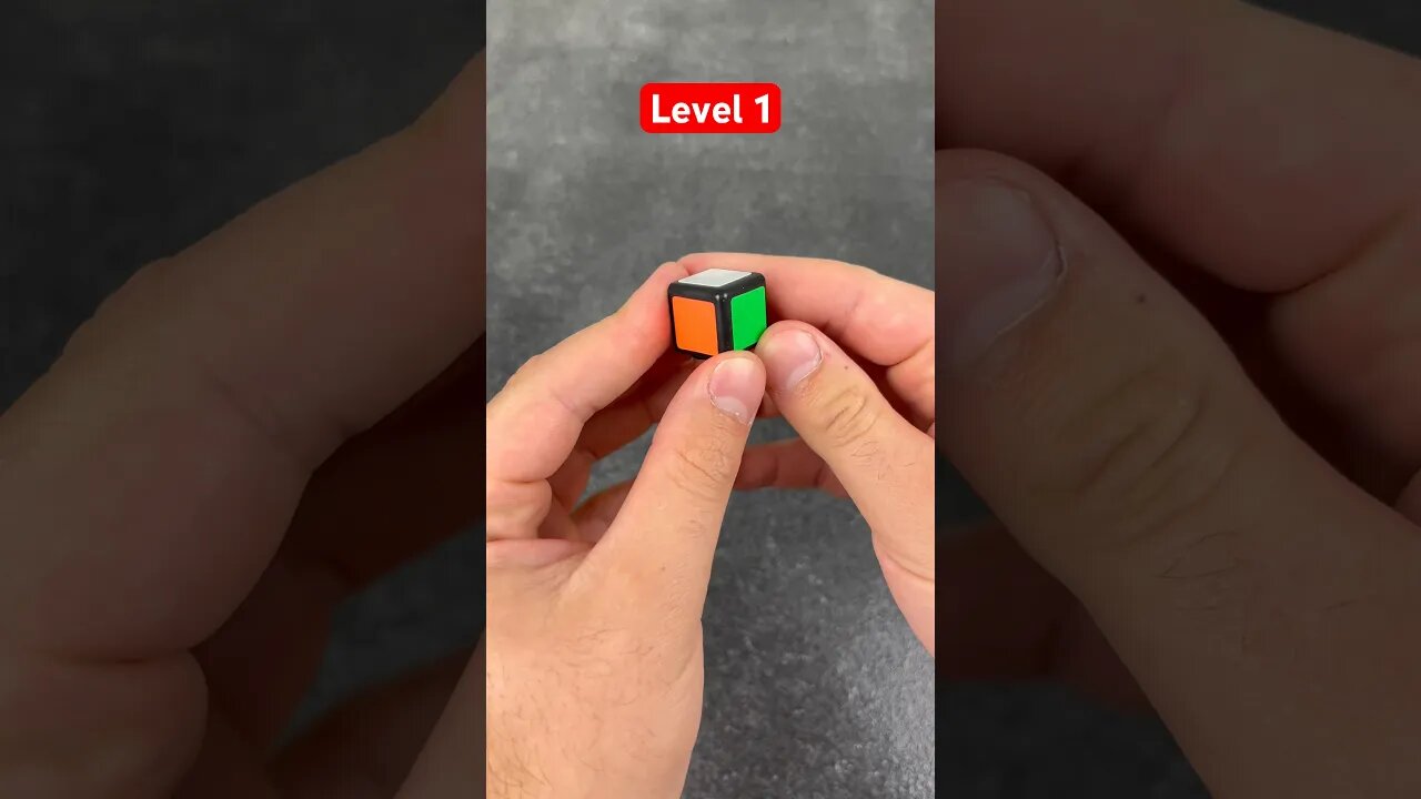 Rubik’s levels 1-8 🔥 #cubing #rubikscube #speedcuber