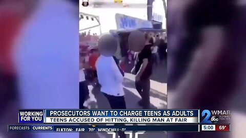 Prosecutors ask court to move juvenile case of deadly assault at Frederick Fair