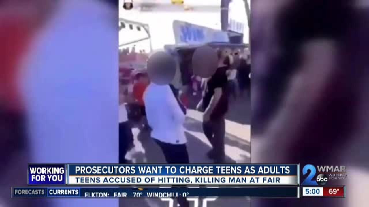 Prosecutors ask court to move juvenile case of deadly assault at Frederick Fair