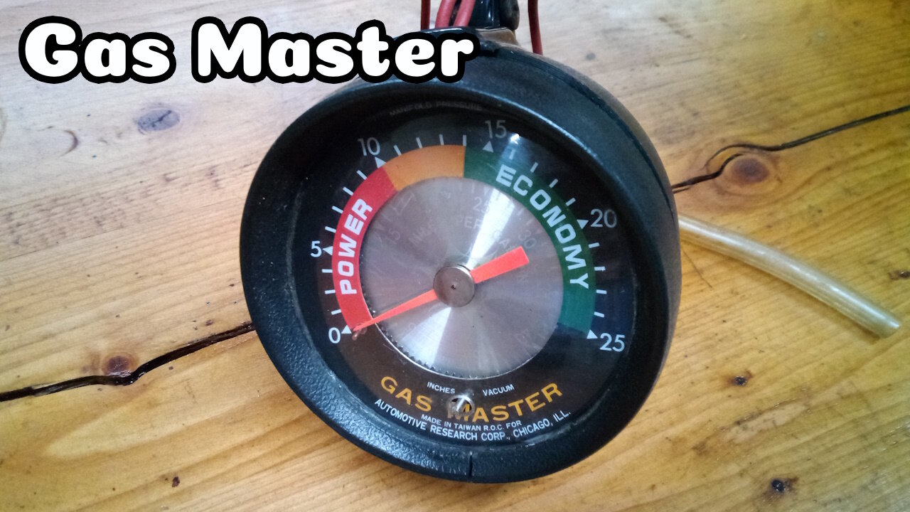 "Gas Master" Vacuum Gauge - 1970's Fuel Economy Semi-Gimmick