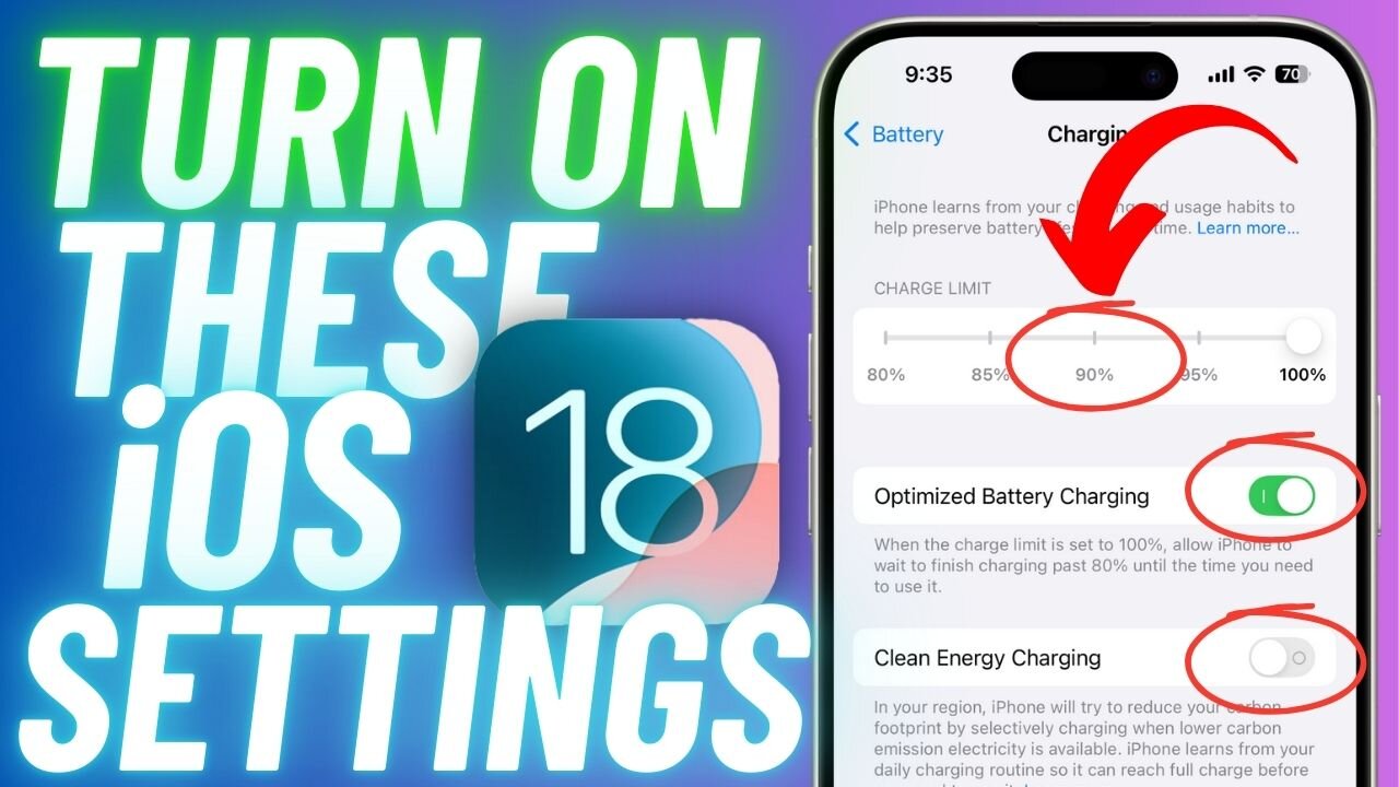 iOS 18 Settings To Turn ON Now! (Your Battery Will Thank You!)