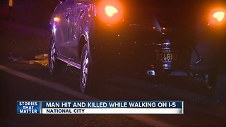 Man walking along I-5 hit, killed by cars