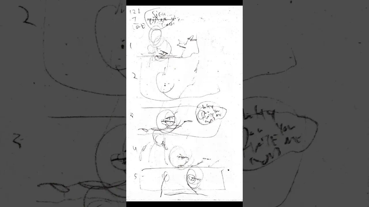 Thumbnail Sketch vs Final Comic Art