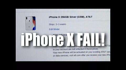 I couldn't get the Apple iPhone X on launch day