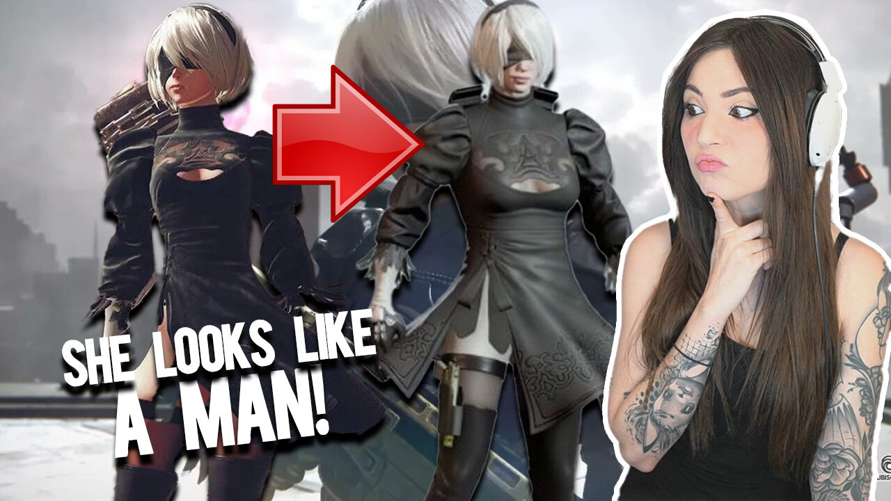 Ubisoft's 2B Collab Looks Like a Fag