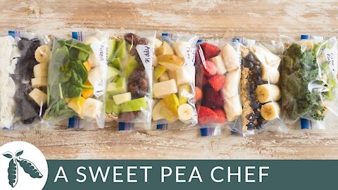 How to make smoothie freezer packs for easy smoothie recipes any time you want!