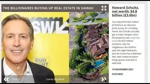The Billionairers That Bought Maui and whos Property Escaped Damage