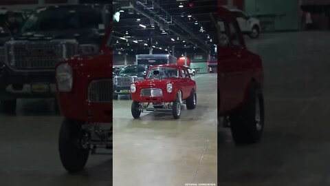 Ford Anglia Gasser at WORLD OF WHEELS CHICAGO