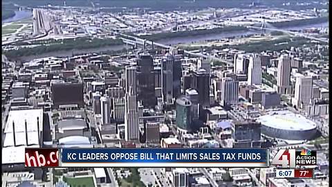 Kansas City leaders slam sales proposed tax cap