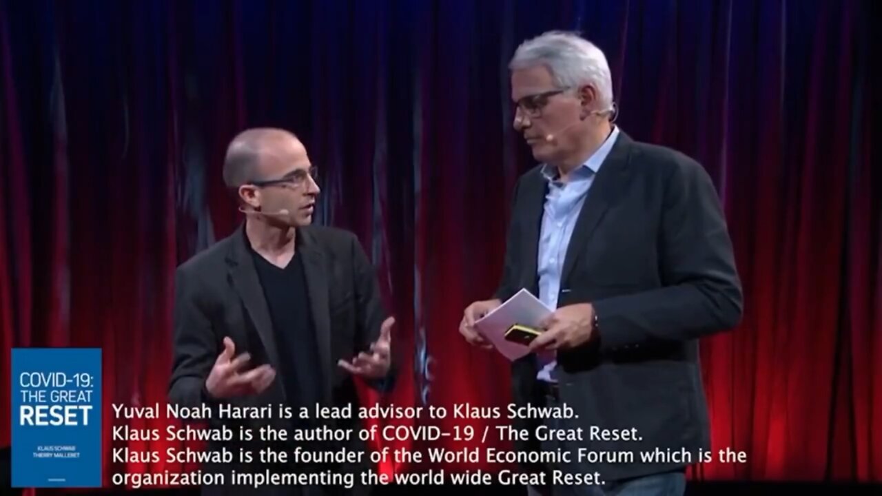 👀👁👿Yuval Noah Harari👿: "What do we need so many🆘humans for is the question. Useless people."☠️❗️