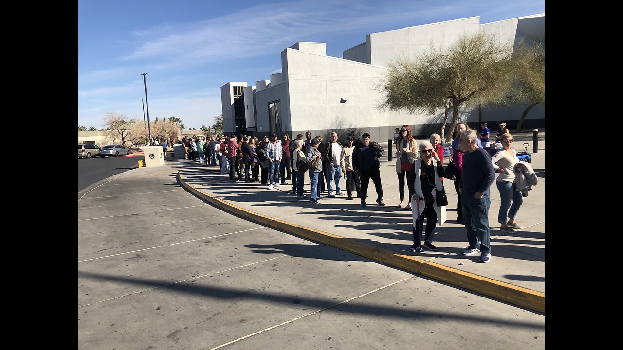 Wait for early caucus voting gets up to four hours in Summerlin