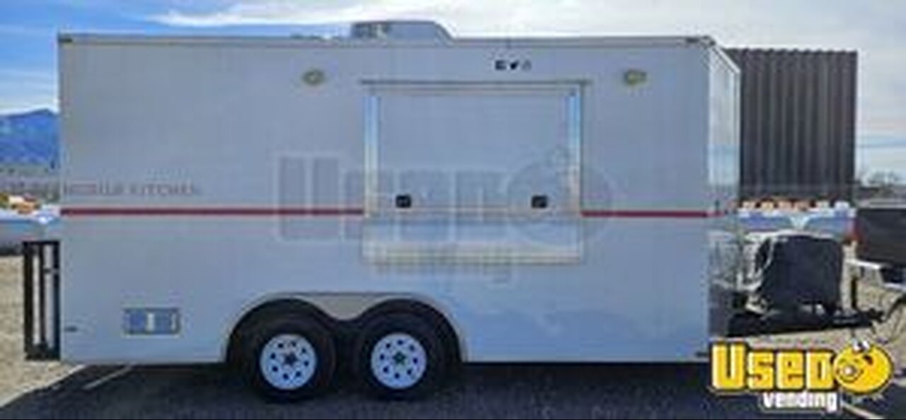 2017 8' x 16' V Nose Lark Trailer | Kitchen Food Trailer for Sale in New Mexico!