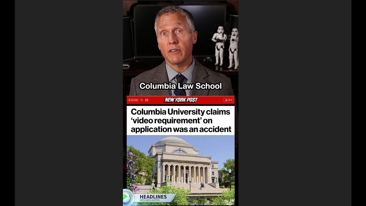 Columbia Law School Required Video Statements by Applicants After Affirmative Action Ban