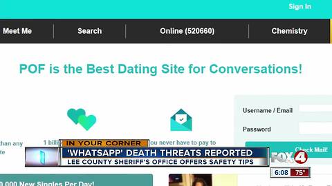 SWFL man gets death threats through dating site