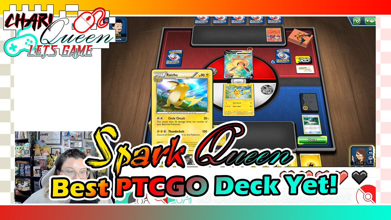 SparkQueen My Best PTCGO Deck Yet!