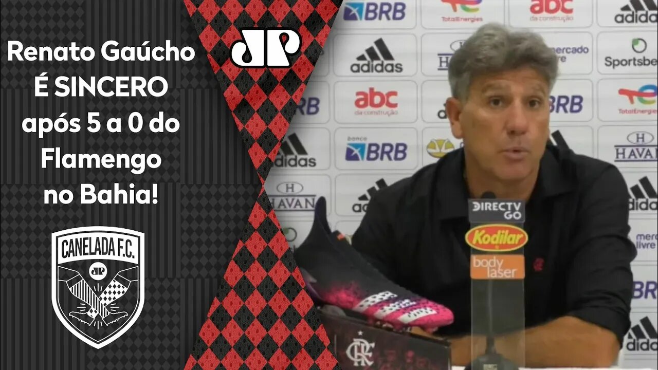 "No vestiário, eu FALEI pros caras que..." Renato Gaúcho É SINCERO após 5 a 0 do Flamengo no Bahia!