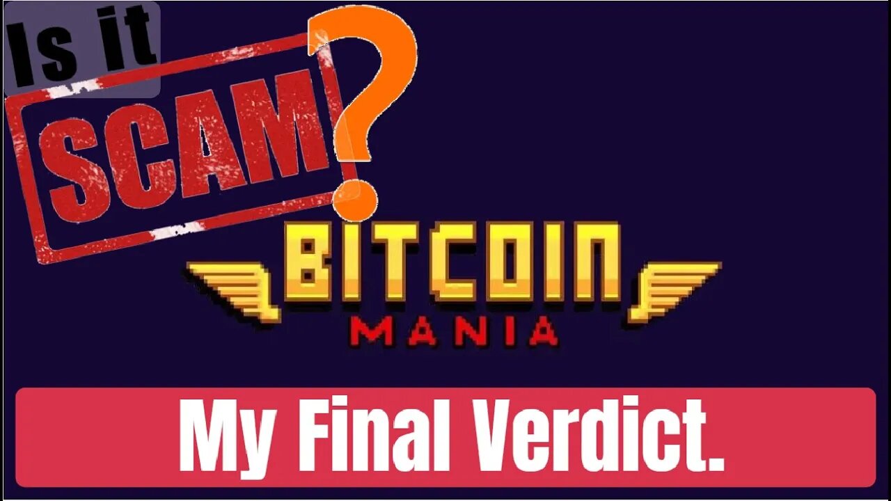 Bitcoin Mania Is It A Scam? My Verdict.