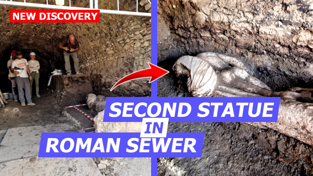 Archaeologists Astonished to Find Second Statue in Ancient Roman Sewer