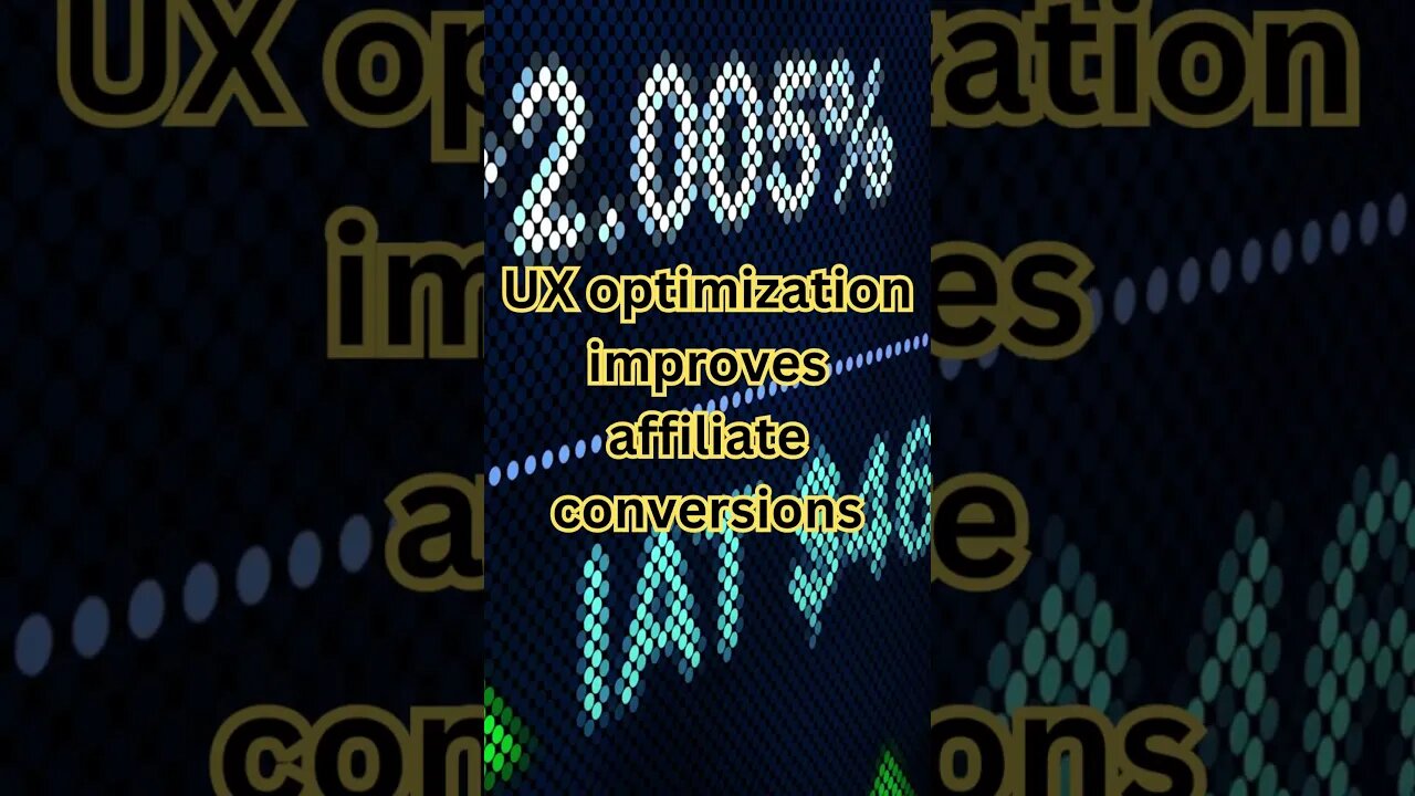 🔥 Fact 121: Affiliate Marketing & UX Optimization! #onlinemoney #affiliatemarketingfacts