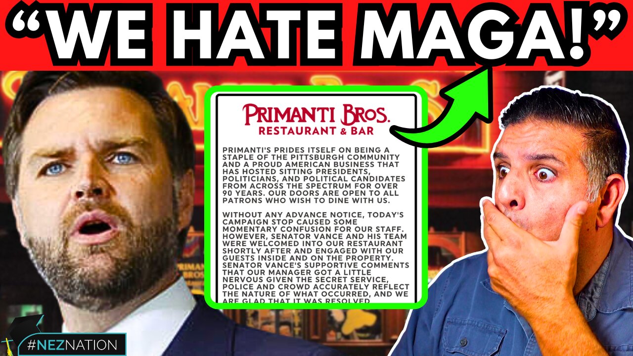 🚨Primanti Bros LIED! Eyewitness Reveals TRUTH about JD Vance DENIED Service