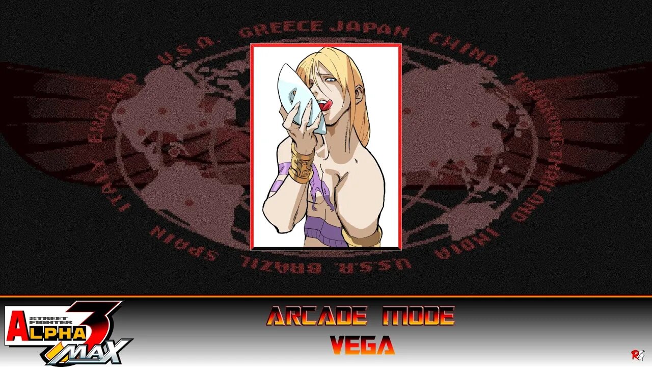 Street Fighter: Alpha 3 Max: Arcade Mode - Vega