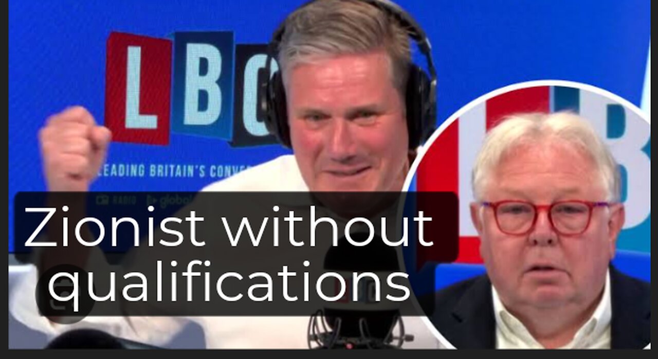 UK PM Keir stammer vows support to Israel LBC pro Israel journalism low key KO piers Morgan