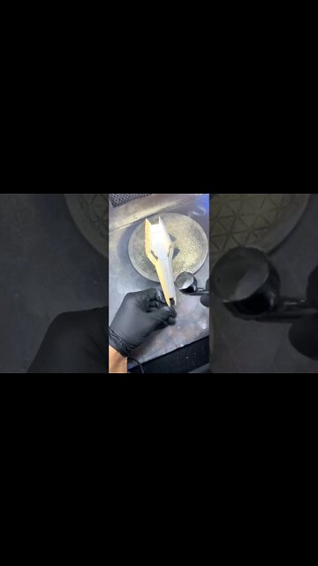 YJL resin shield prime time with some Airbrushing #gunpla #gundam #geeksandgamers #gundamseed #ガンダム