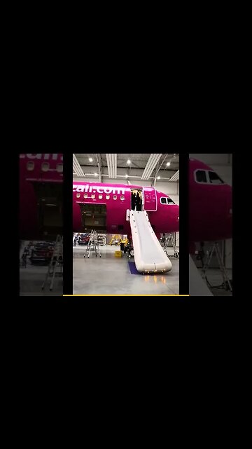 Watch #Airbus A320 Emergency Escape Slide #AeroArduino #Aviation #Flying