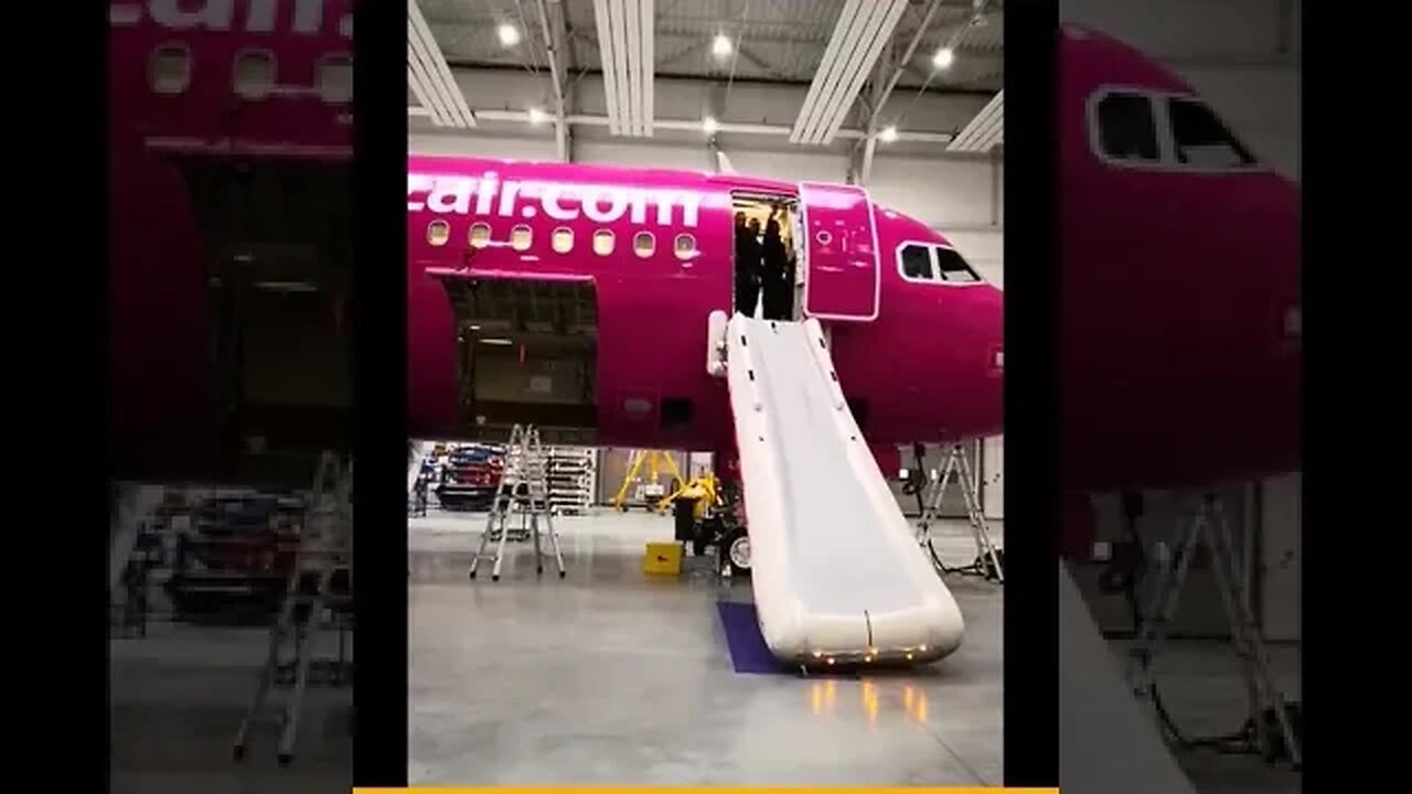 Watch #Airbus A320 Emergency Escape Slide #AeroArduino #Aviation #Flying