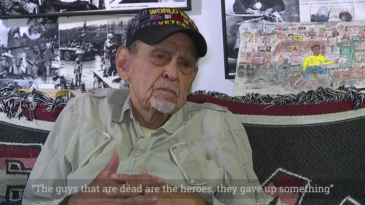 Veteran spent WWII fighting Germans and acts of racism
