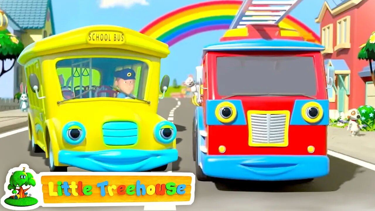 Wheels on the Bus and Vehicles | Nursery Rhymes & Kids Songs | Baby Cartoon | Toddler Videos