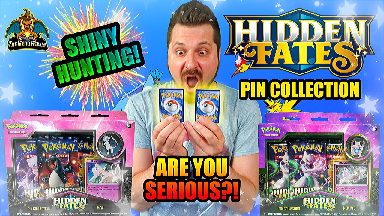 Hidden Fates Pin Collection Set 2 | Shiny Hunting | Pokemon Cards Opening