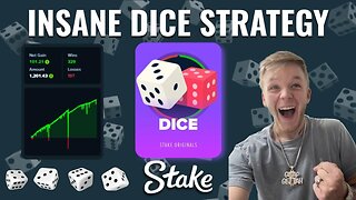 BEST DICE STRATEGY ON STAKE 2023! INSANE FAST PROFITS!